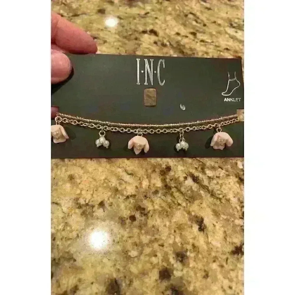 INC‎ flower anklet NWT